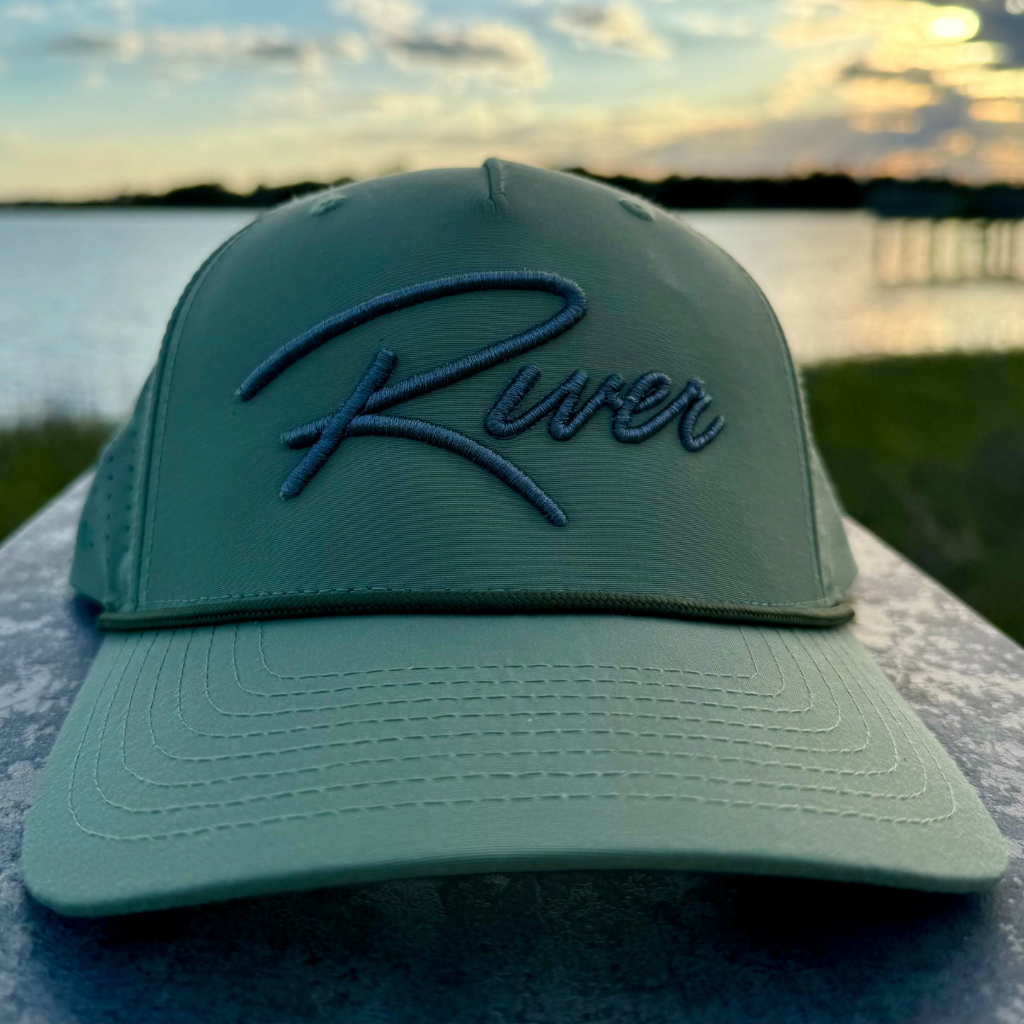 Olive Signature RIVER Rope Hat