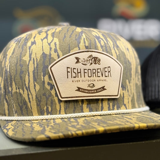 Fish Forever Patch - Cypress Camo SnapBack