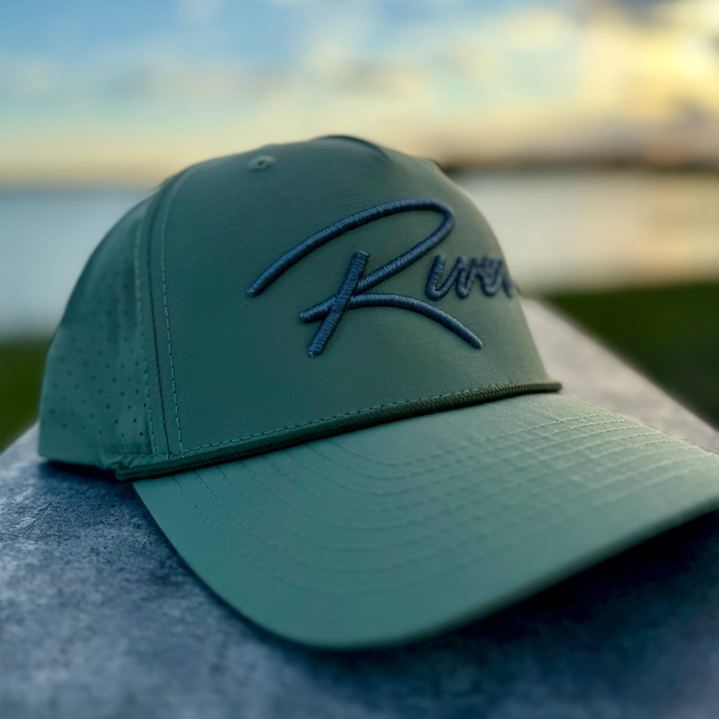 Olive Signature RIVER Rope Hat