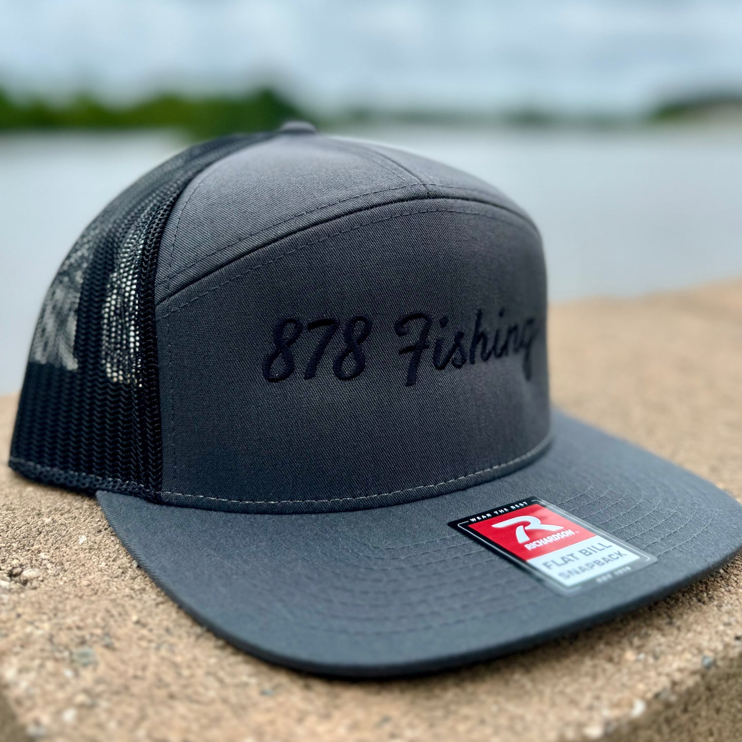 Dark Gray/Black 878 Fishing Hat