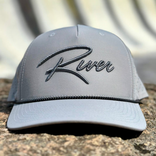 Grey/Sliver Signature RIVER Rope Hat