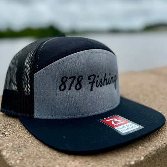 Light Gray/Black 878 Fishing Hat