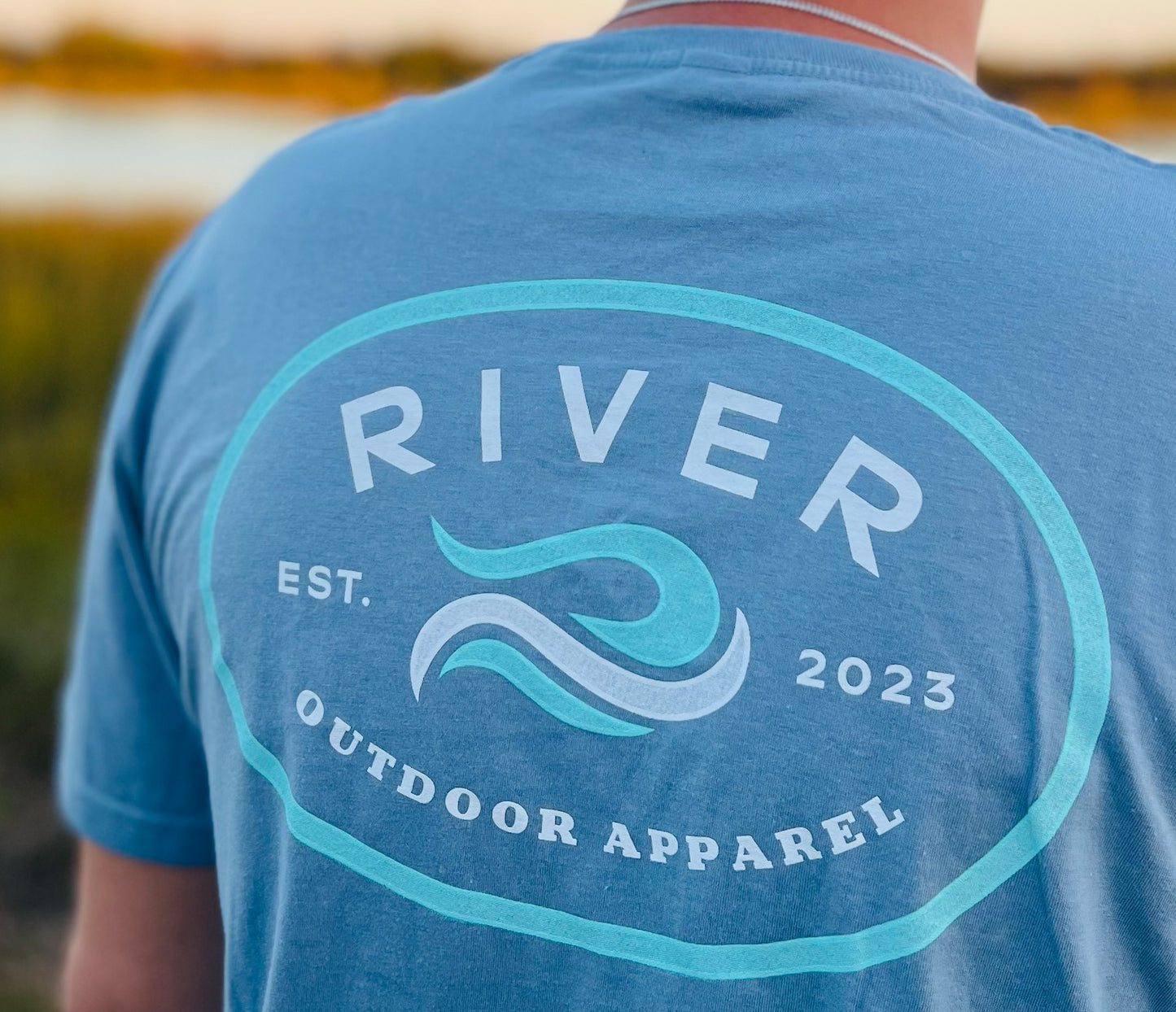 Stone Blue, River Logo