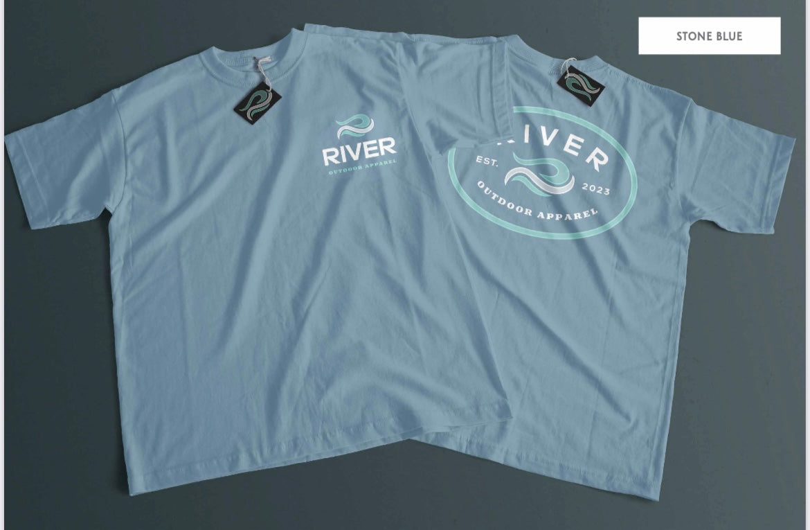 Stone Blue, River Logo